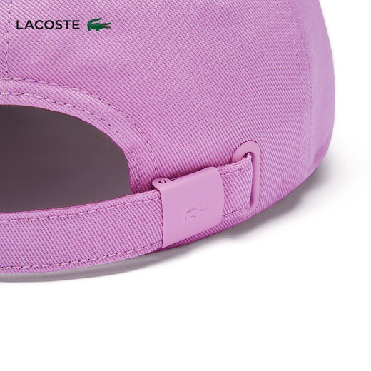 
LACOSTE French crocodile men and women fashion logo print solid color baseball cap baseball cap RK9871 IXV_Lauve TU