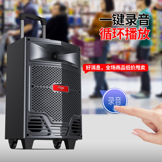 Patriot S63 square dance audio wireless Bluetooth high-power outdoor audio trolley speaker portable heavy bass karaoke stall amplifier megaphone speaker standard version