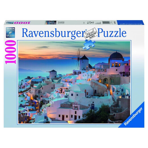 Shantoulin Village Ruisi Paris New York Santorini Prague Aegean City Puzzer Puzzer 1000 Peee 16780