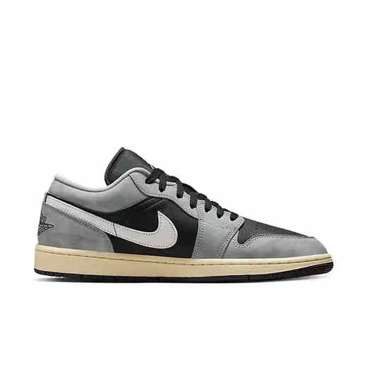 Nike (NIKE) Air Jordan 1 AJ1 Black Gray Men's Low-top Casual Sports Basketball Shoes HQ2010-012 HQ2010-012 41