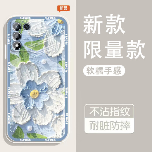 Yiheng suitable for oppoK9s mobile phone case lens all-inclusive new transparent silicone soft shell spring garden anti-fall airbag men and women protective cover skin-friendly feel rejected monotonous ou1365 green rutatu Fun OPPOK9S [including tempered film]