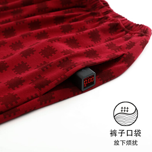 Palando 2025 Pajama de pareja de primavera y verano Juego de algodón puro Men and Women Boda roja y año festivo del año del año del año del año del pijama - QM 9227 Pareja M Pajamas - [Single Set] Mujeres Mujeres