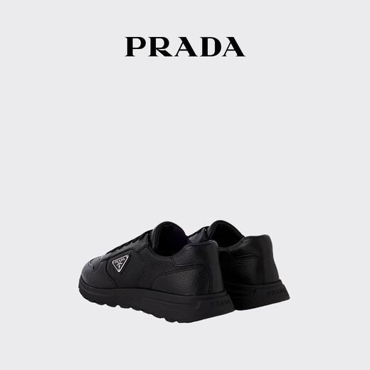 PRADA/Prada Gift Men's Metal Logo Decorated Prax 01 Sneakers Black 41.5 (7.5)