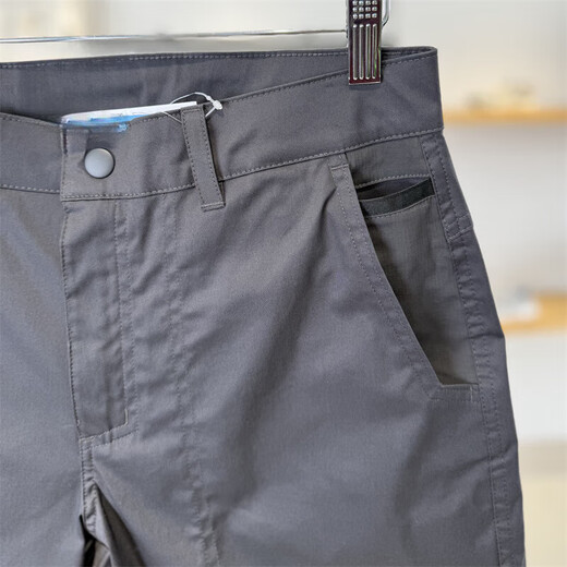 Columbia 25 spring and summer new Columbia men's outdoor breathable sports and casual shorts AE9793 011 black grey 34