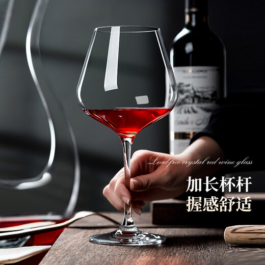Zhewei European Wine Crystal Red Wine Cup Homeving Burgundy Goblet Decanter Gift Set SN3892 438ML Cup/6 штук/6 штук