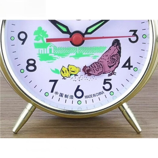 OUOETY Extra-Hit Horseshoe Mechanical Watch Vintage Retro Nostalgic Metal Movement Manual Clock Gold Blue Bronze 1585 [Battery Model]