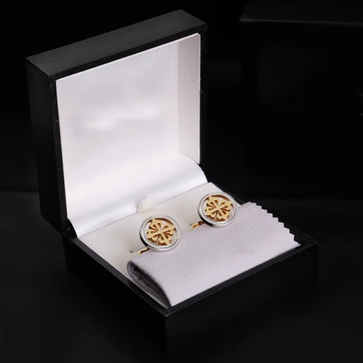 NOSSKISS New Gold and Silver Contrast Color Cufflinks High-end Simple Fashion Iris French Shirt Cuff Nails Birthday Gifts Golden Cross