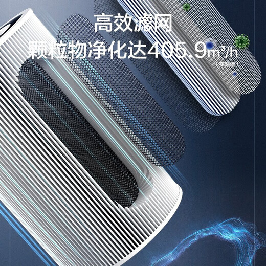 Midea air purifier, formaldehyde removal purifier, sterilization, odor removal, allergen pollen lint removal, smoke odor removal purifier, first-class energy efficiency, formaldehyde removal and odor removal Z1 Pro