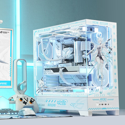 ASUS (ASUS) ASUS rog family bucket AMD Ryzen R5 9600X/RTX5060TI-16G game console 9700X+RTX5060 ASUS complete DIY assembly computer 9600X+RTX5060丨Configuration three