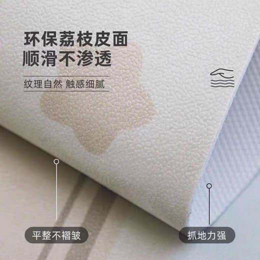 
WCZ German kitchen floor mats with non-slip, oil-resistant, wipeable, free-cut 2025 new style careless carpet 15917-Qingyuan 6090cm [dirty-resistant, no-washing]