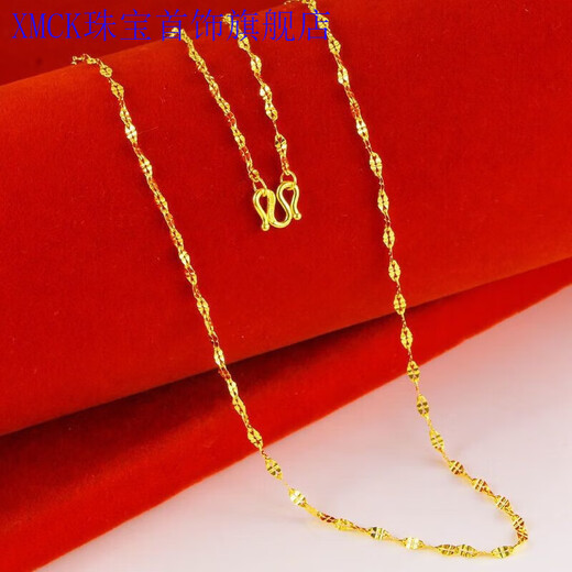 XMCK Old Phoenix 999 Gold Pure Gold Lips and Clavicle Necklace New Fashion and Versatile Gold Chain for Girlfriends as Gifts Lips Necklace for Women. Gold. 9999 1.86g Will be sold soon for 5999 yuan - with certificate