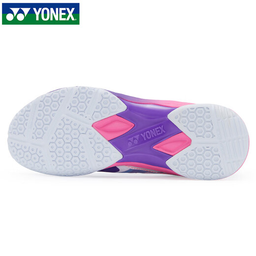 YONEX (YONEX) professional sports badminton shoes for men and women SHB6WGCR shock-absorbing and wear-resistant official flagship authentic men's and women's models-SHB620GCR-white_pink package 39