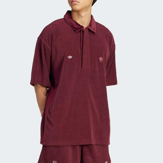 阿迪达斯 （adidas）三叶草男装 潮流时尚运动休闲足球翻领短袖T恤 IW6307 JV9273 L