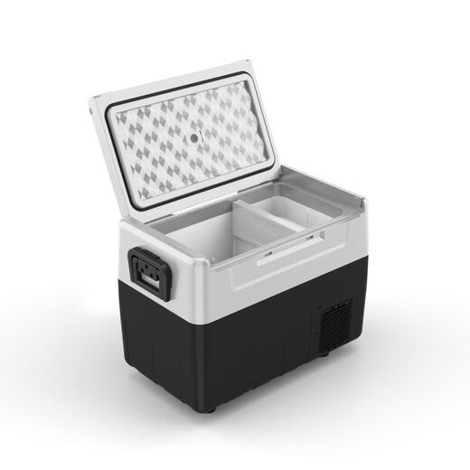 Tiefu car refrigerator 35 liters 45 liters 55 compressor refrigeration car and home dual-purpose SUV semi-trailer truck small freezer black and gray 35 liters car and home dual-purpose