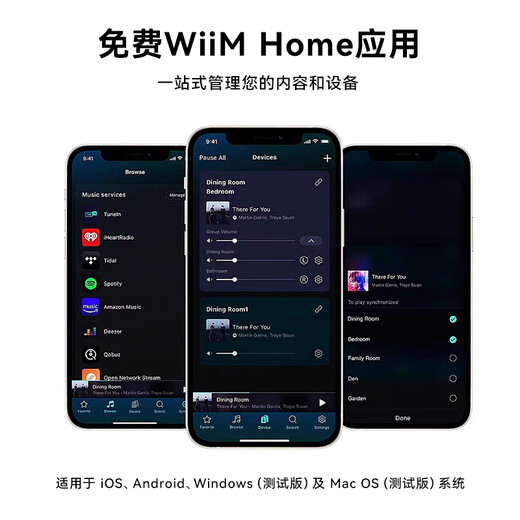 Yuechangxing WiiM Pro wireless hifi digital broadcast decoding machine DAC decoding lossless HiFi music digital player streaming media WiiM Pro Plus (advanced version) with remote control music streaming lossless player