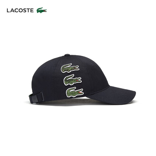 Lacoste French Crocodile Männer und Frauen im Herbstmodentrend vielseitiger Baseball -Baseball -Baseball -Kappe RK3523 HDE_NARROW Blue Tu