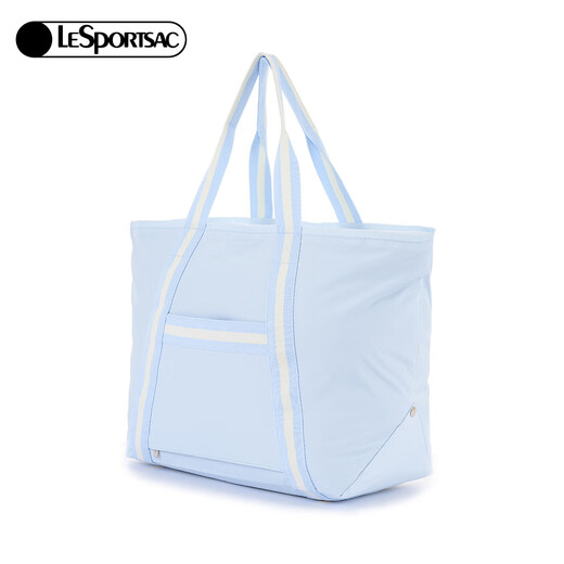 Lessportsacs neue einfache Handtasche mit großer Kapazität Nylon -Einkaufstasche 1396 Deep Sea Blau