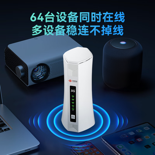 China Unicom 5gcpe enrutador inalámbrico portátil wifi6 tarjeta móvil sin tarjeta Gigabit hogar banda ancha sin tarjeta de Internet de alta velocidad tráfico universal nacional 2025 C60