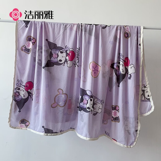 Jie Liya (grace) children's cooling ice silk blanket kindergarten baby nap air-conditioned quilt thin blanket Sanrio-Sweet Melody 80x120cm