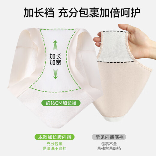 FentengCare [100% coton pur allongé entrejambe 10a Antibactérien] 3 sous-vêtements pour femmes à coins plat sans marquage