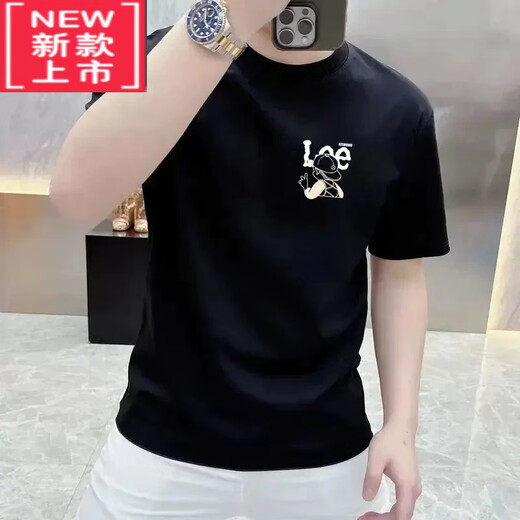 La nueva marca versátil de verano de la Estación Europea de Xiangglang es una marca versátil moderna de moda de moda en el cuello redondo de moda.
