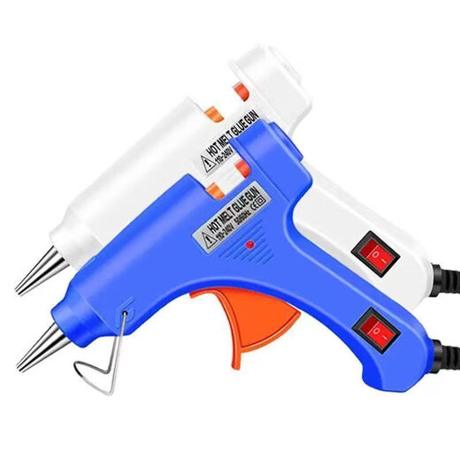 Hot Melt Glue Gun Household Glue Gun Handmade Universal Glue Strip Children's Small Hot Melt Gun Glue Stick Glue Klein Blue 20w Student Exclusive Glue Gun Contains 5 Glue Sticks