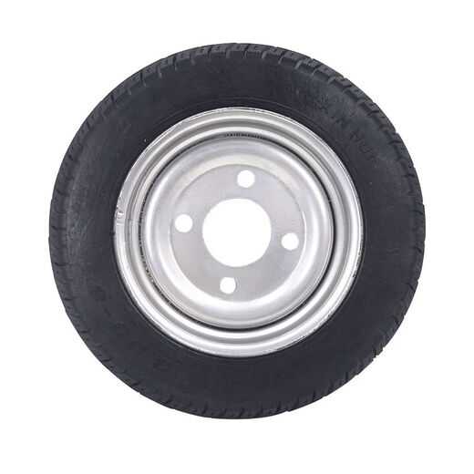Electric tricycle 300-8400-12350-10400-8 solid tire modification after anti-tie and no inflation 28070 solid tire front wheel assembly