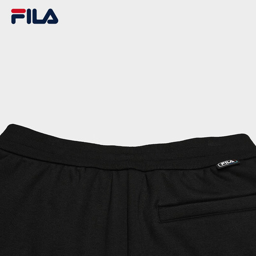 FILA official knitted trousers 2025 autumn casual sweatpants men's loose cuffed sweatpants plus velvet