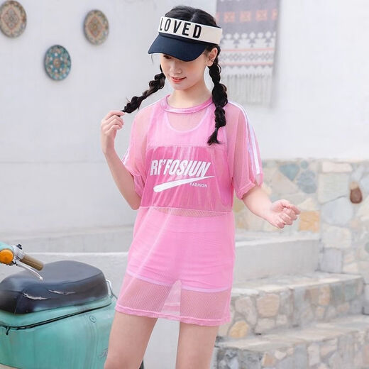 Badeanzüge für Kinder, Mädchen mittleren Alters und Big Children's Babype, heiße Frühlingsbadeanzüge für Mädchen, süße Badeanzüge für Mädchen, Black 6627, One Size 50 Jin [Jin ist 0,5 kg]