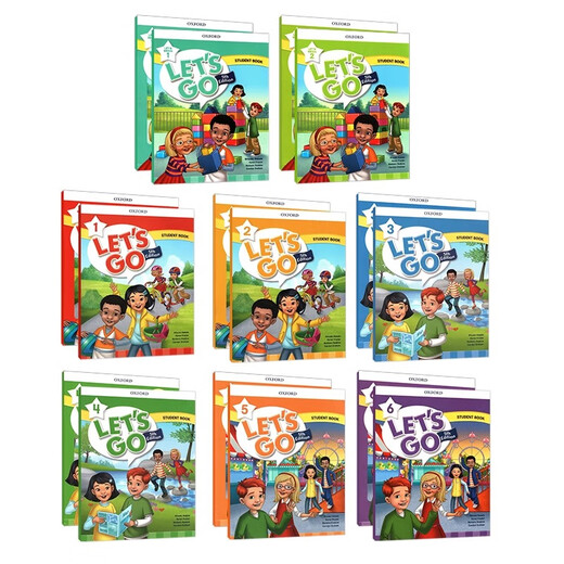 Nouvelle version originale d'Oxford Children's English Let's Go Textbook Fifth Edition Begin / 1/2/3/4/5/6 Niveau 6-12-12 ans Les élèves des écoles élémentaires en anglais ancêtres manuels de formation de tutorat extracurriculaire Oxford Letsgo Letsgo Let's Go Fifth Edition B1 + B2 + 123456