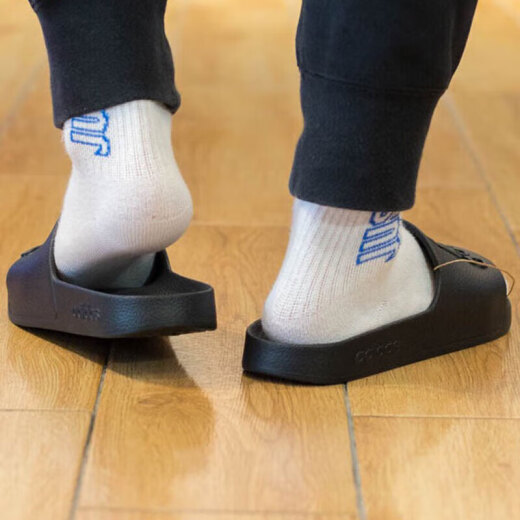 阿迪达斯（adidas）拖鞋男鞋女鞋夏季新款运动鞋休闲鞋防滑居家时尚一字拖 IF7371 43