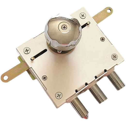 Tianyu Automatic Lock Tenyale Three-pillar Splash Tongue Tianyu 9901 Automatic Door Lock C-Class Blade Key Anti-theft Collision C-Class Tianyu Automatic Lock 45-55mm Universal Model With Key