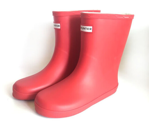 Neue Frühlings- und Herbst- und Herbst-Wasserding-Regenstiefel für Kinder, Überschuhe der Schüler, Regenstiefel mit rutscher Flachboden, Gummischuhe mit mittlerer Röhre, H-Gelb, Einzelgröße, Größe 28/Innere Länge 18,4 cm