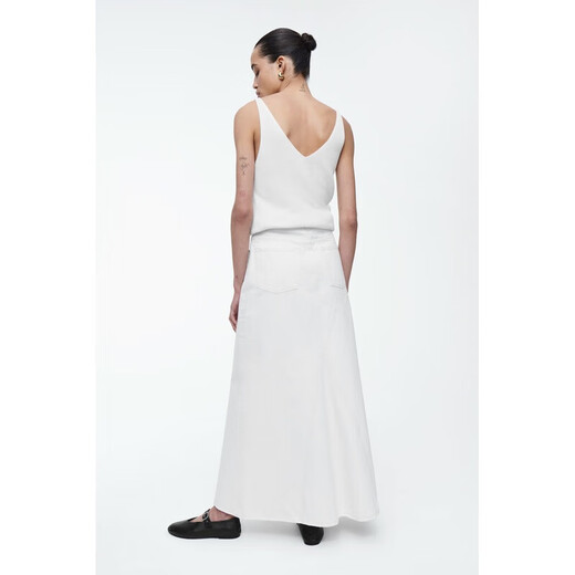 COS [BC Direktpost] Frauen mit dem Off-White-Baumwollrock für Frauen 1208923002 32