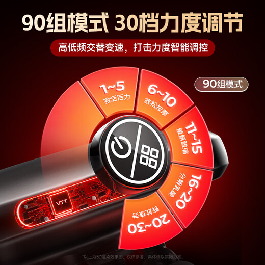 VTT Germany fascia gun muscle massager multi-functional relaxation device 16 heads electric for men and girls special for legs, waist, cervical vertebra and cervical membrane to grab birthday and holiday gifts Star personal test 2025 new upgrade 16D powerful massage 10th generation