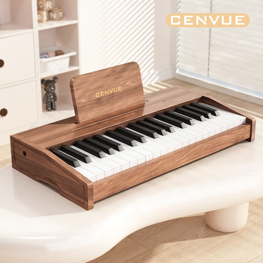 CENVUE wooden children's small piano electronic keyboard entry boy and girl baby infant birthday first birthday music toy gift