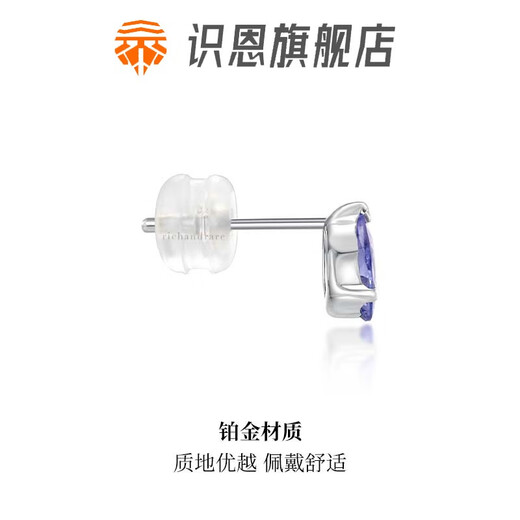 RichandRare natural tanzanite earrings fashion simple colorful gemstone earrings for women tanzanite earrings