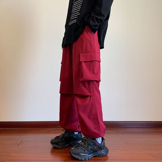 Pantalon de travail multicolore violet