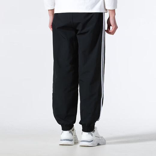阿迪达斯 （adidas）三叶草男装运动套装25夏新款针织透气长袖T恤上衣运动长裤两件套 IA4877+KB2465 M
