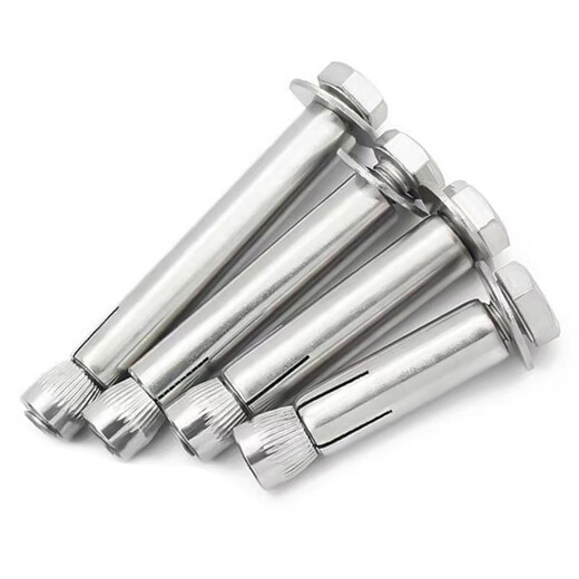 Jingxuan 304 stainless steel expansion screw external hexagonal internal expansion lengthened pull explosion internal forced built-in expansion tube m6m8m10 M6*40 (15 pieces) 304
