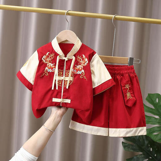 Snoopys erstesjähriges Kleid Baby Chinesische Antike Kostüm Junge Sommer Hanfu 2025 neu