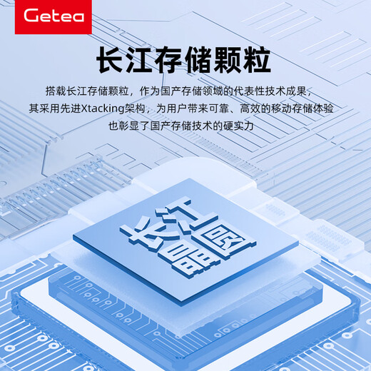 GETEA固态移动硬盘1t大容量NVMe高速Type-C手机直连512g长江存储颗粒4t笔记本电脑外接2t固态硬盘 灰色【高速版 | 读取峰值1050MB/s】 1TB（长江存储颗粒 | 晒单送U盘64G）