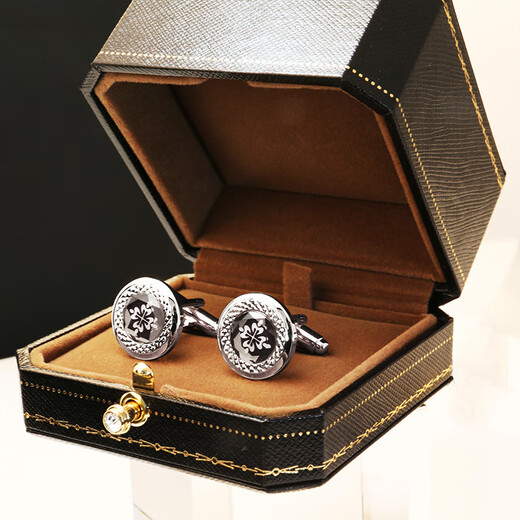 NOSSKISS <Liu Li Qian Meng> New Product Cufflinks Men's Light Luxury Customized Fashion High-end French Shirt Cuff Buttons Gift Box Rose Gold Cufflinks