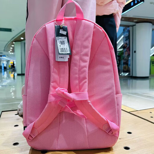 
Adidas official ship store backpack men's bag women's bag new outdoor double travel fashion shoulder bag convenient sports bag storage and leisure IS7046 pink/white