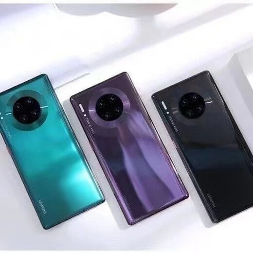 Huawei (Huawei) Huawei Mobiltelefonpass 5G Kirin 9905G Mobiltelefon Gesicht 500NFC Clear Mate30 Bright Black Free Fast Lading + Shell Film 6 GB + 128 GB x [9 New] Leichtes XTUN 4G verwenden