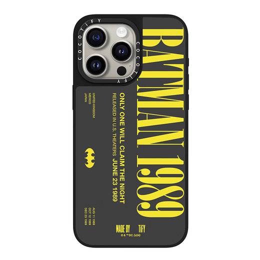 C家联名适用iPhone苹果16promax手机壳11/16plus/13蝙蝠侠人物14 CASE【CS#13789蝙蝠侠头像】正版银镜磁吸 iPhone 16 Pro Max