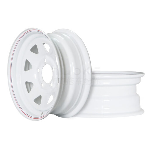 
Yusenyi 15-inch 6J trailer iron steel rim hub trailer RV modified wheel accessories 5 holes 1143 or 6 holes 13971 15-inch 5 holes 114.384mm center hole