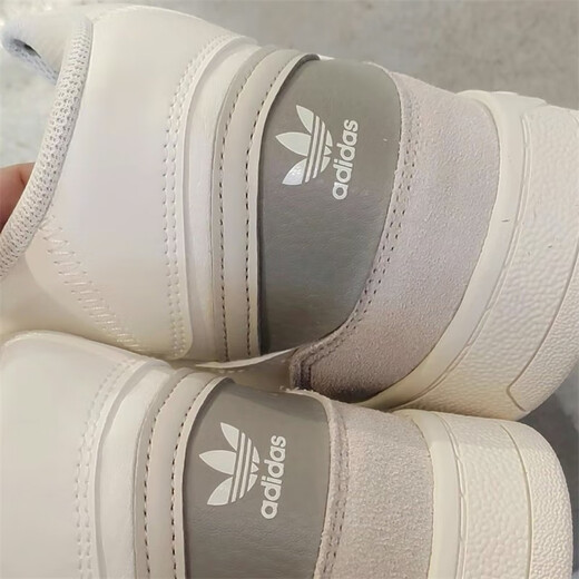 阿迪达斯 （adidas）三叶草男女鞋子2023冬季新款经典高帮舒适休闲板鞋IF2694 IF2678 白棕 正品保证 假一罚十 41
