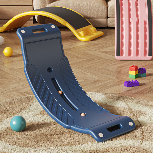 U-shaped balance smart board, children's smart board balance board, indoor home seesaw, sensory training, ever-changing bending, newly upgraded rainbow anti-skid brake, extended orange version