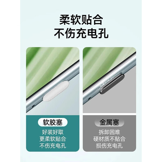 Suitable for iQOO15 mobile phone metal integrated dustproof net Neo11 charging horn waterproof accessories dustproof plug silver card slot 5 pieces bottom + top free 4 gifts iQOO 15